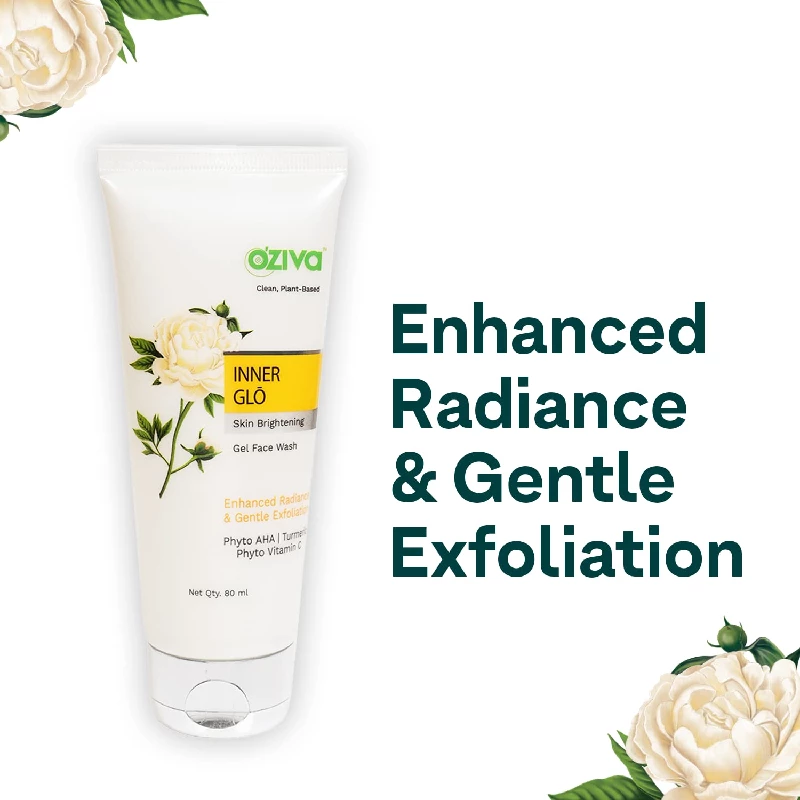 Oziva Inner Glo Skin Brightening Gel Face Wash, 80 ml-3.webp